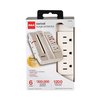 Rca Six Outlet Swivel Surge Protector, 6 Outlets, 1200 Joules, White PSWTS6FV